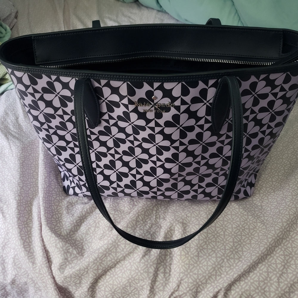 Kate spade navy and violet purse